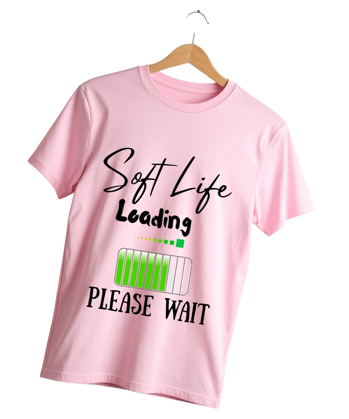 Soft Life tee mockup