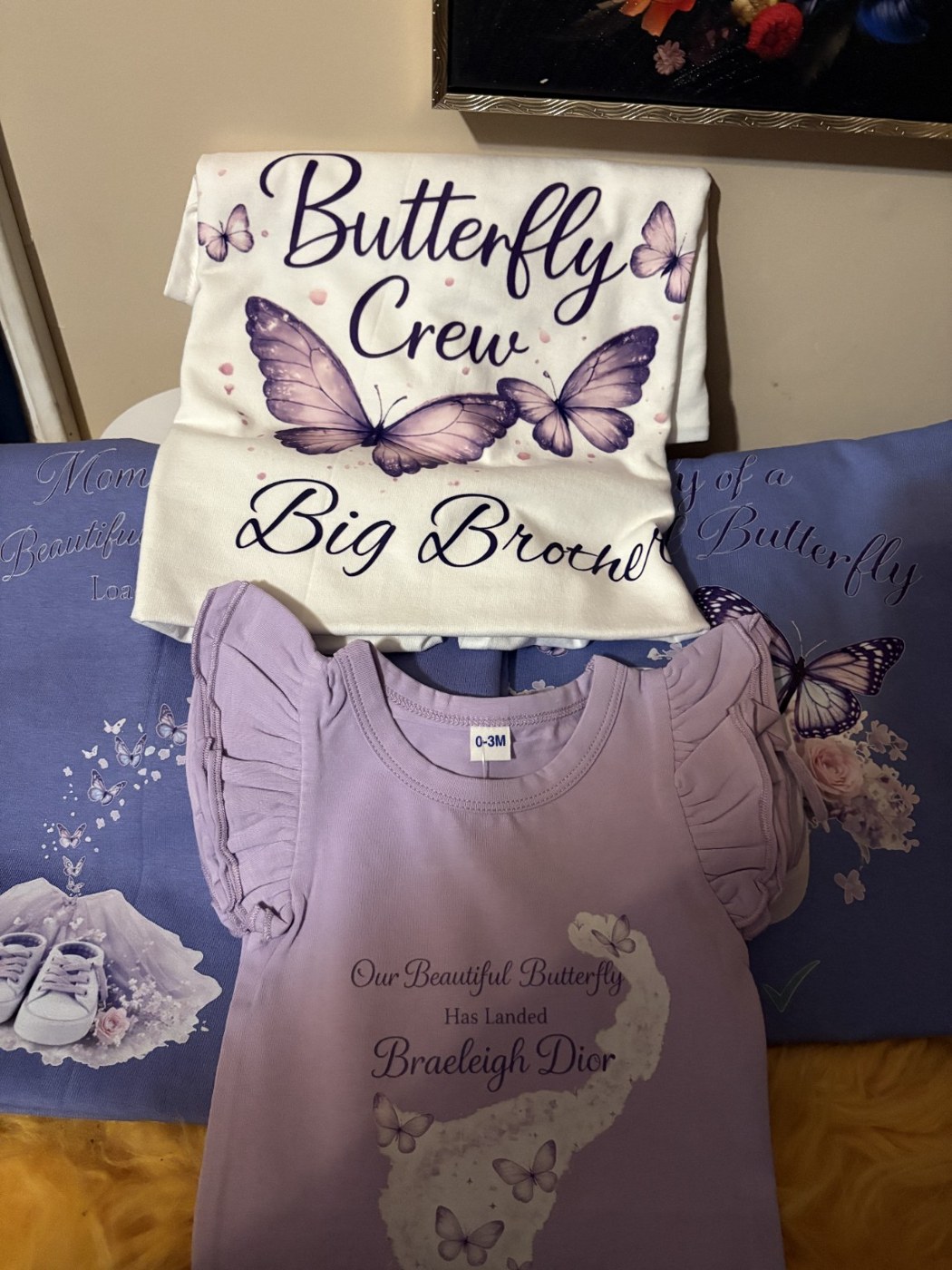 Butterfly family shirts