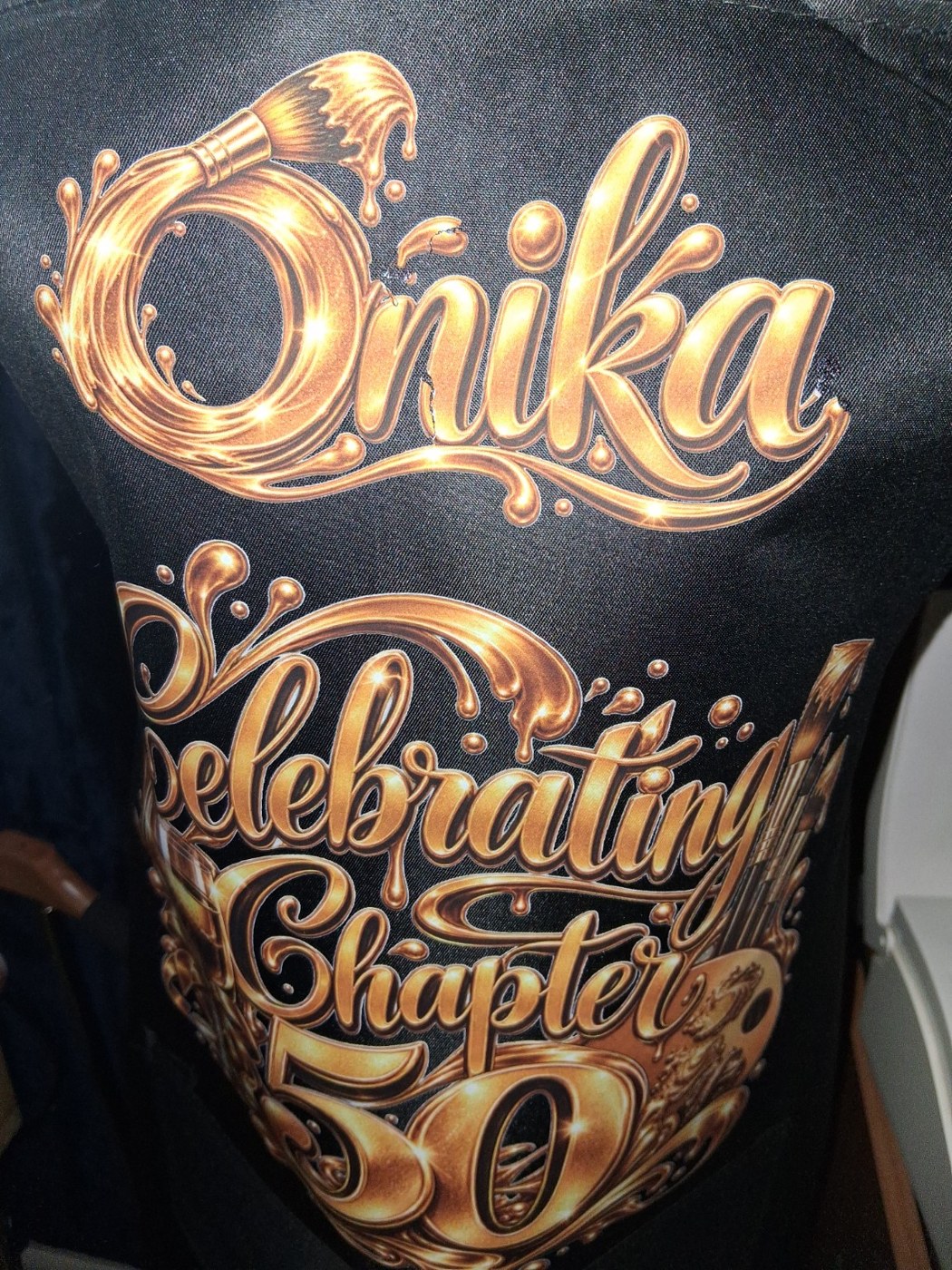 Personalized Chapter 50 apron