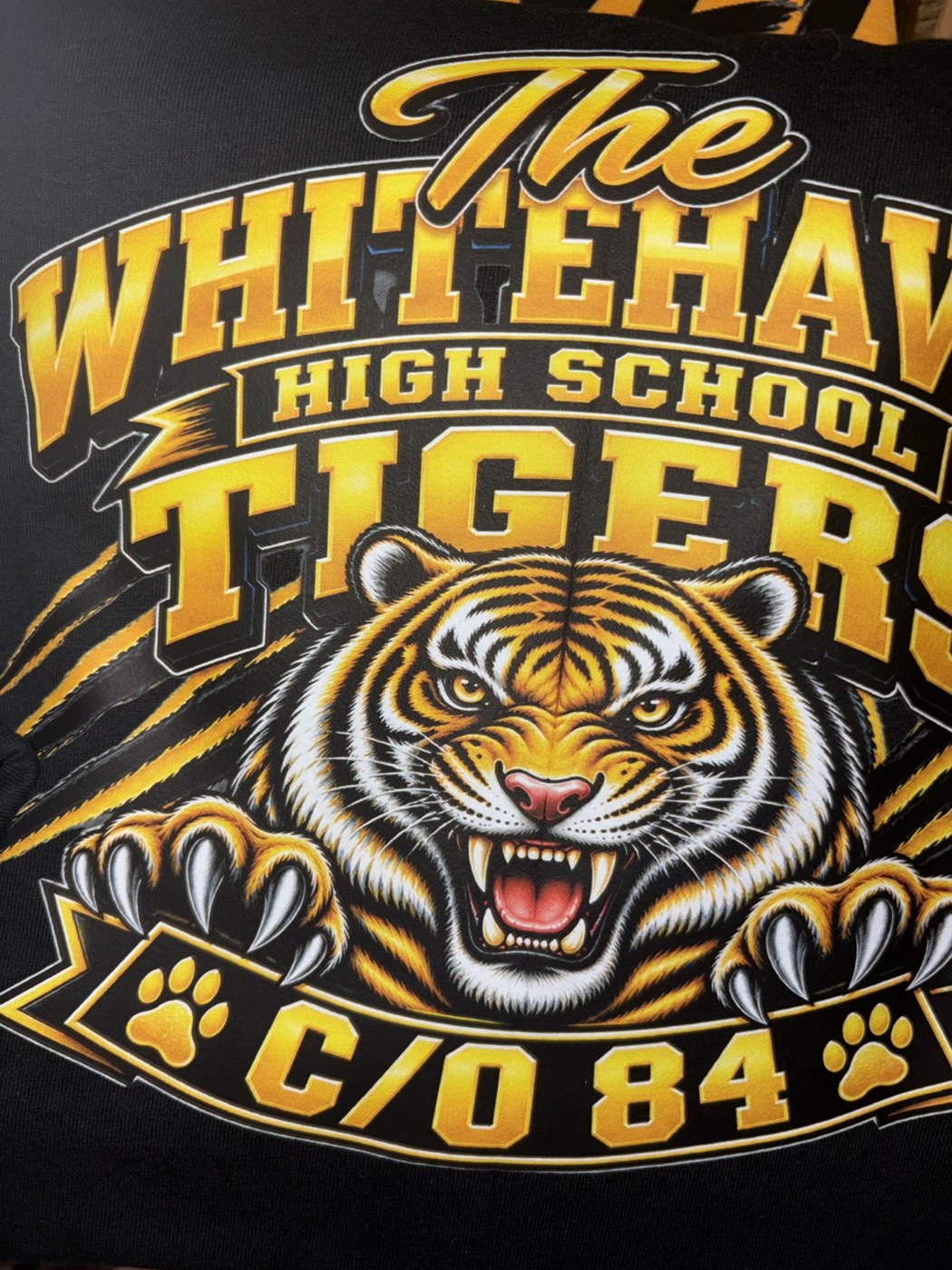 Whitehaven Tigers custom apparel