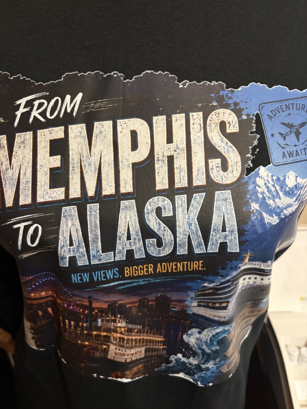 Memphis to Alaska custom apparel