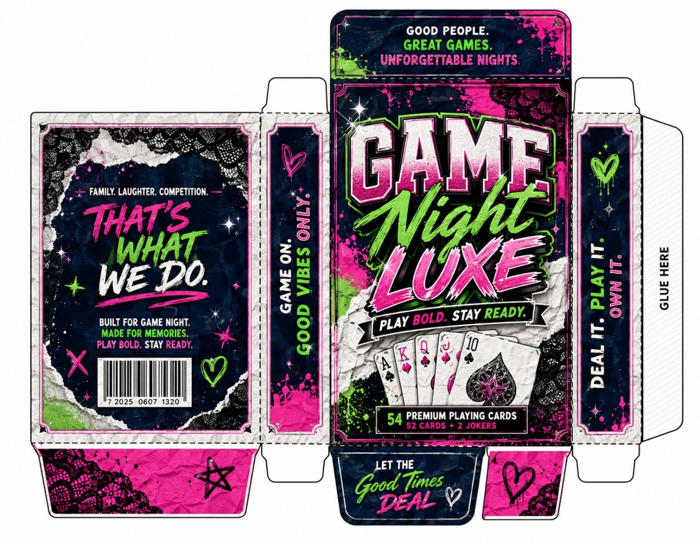 Custom game night packaging