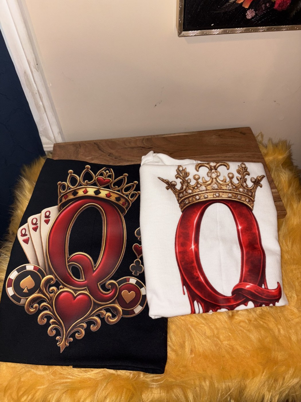 Custom letter apparel